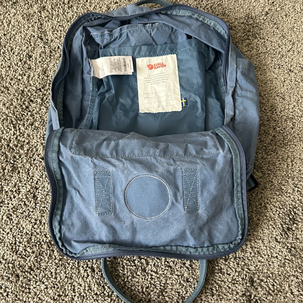Kånken Blue Backpack - Picture 2 of 4